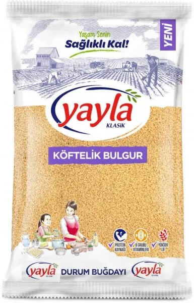 Yayla Köftelik Bulgur 2 kg Bakliyat