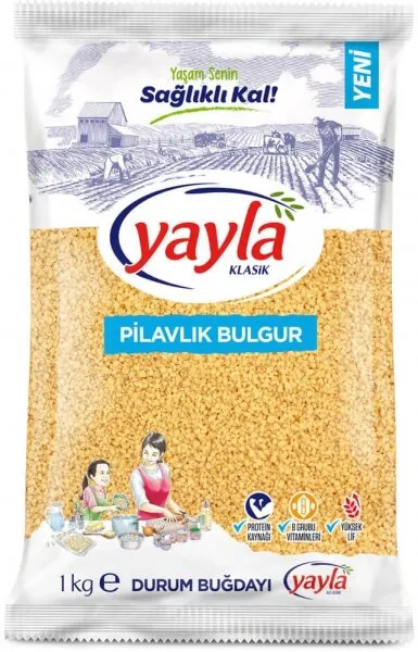 Yayla Pilavlık Bulgur 1 kg Bakliyat