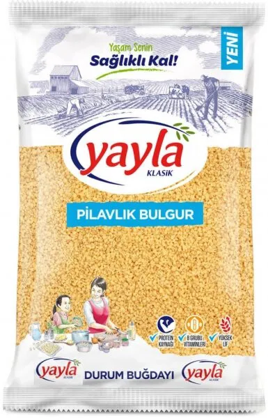 Yayla Pilavlık Bulgur 2 kg Bakliyat