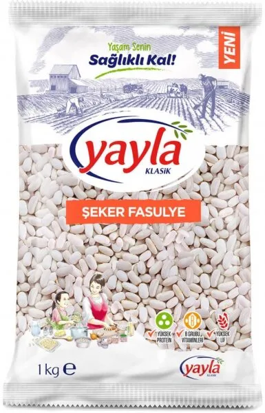 Yayla Şeker Fasulye 1 kg Bakliyat