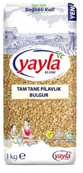 Yayla Tam Tane Pilavlık Bulgur 1 kg Bakliyat