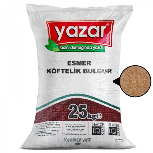 Yazar Esmer Köftelik Bulgur 25 kg Bakliyat