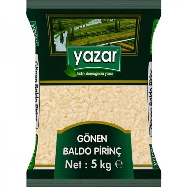 Yazar Gönen Baldo Pirinç 5 kg Bakliyat