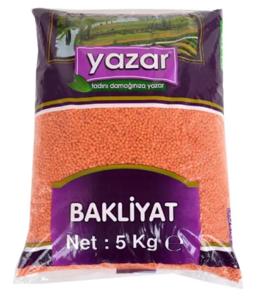 Yazar Kırmızı Mercimek 5 kg Bakliyat