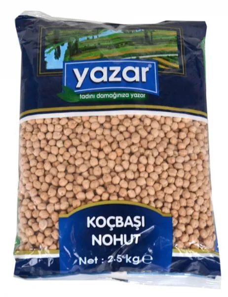 Yazar Koçbaşı Nohut 2.5 kg Bakliyat