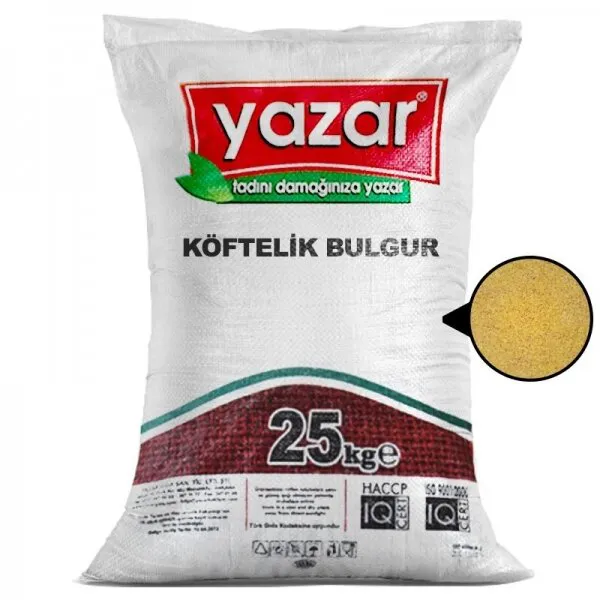 Yazar Köftelik Bulgur 25 kg Bakliyat