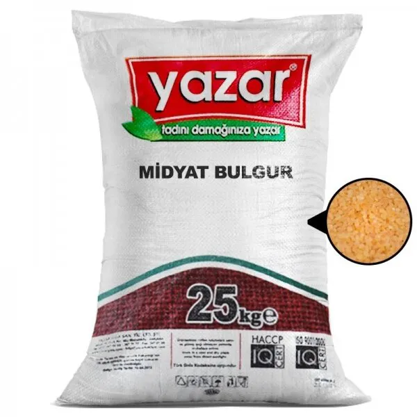 Yazar Midyat Bulguru 25 kg Bakliyat