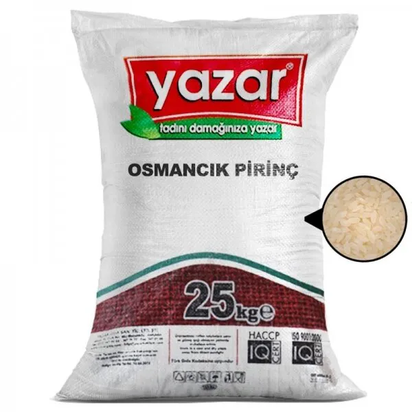 Yazar Osmancık Pirinç 25 kg Bakliyat