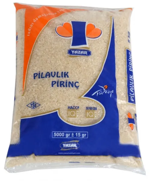 Yazar Pilavlık Pirinç 5 kg Bakliyat