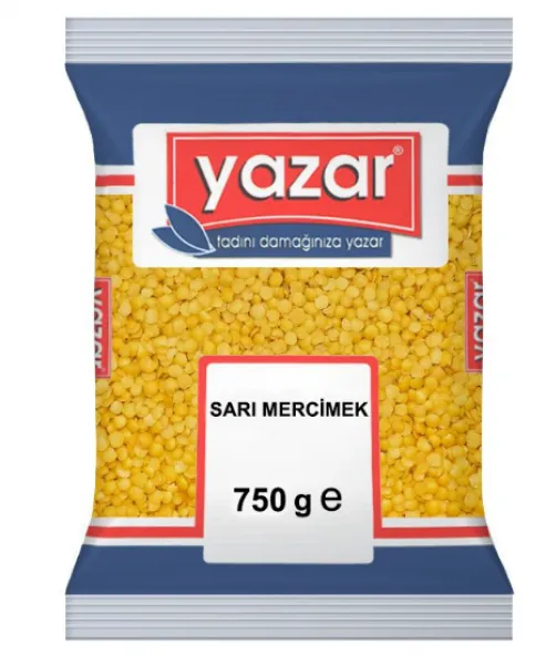 Yazar Sarı Mercimek 750 gr Bakliyat