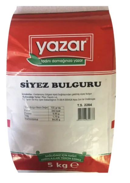 Yazar Siyez Bulgur 5 kg Bakliyat