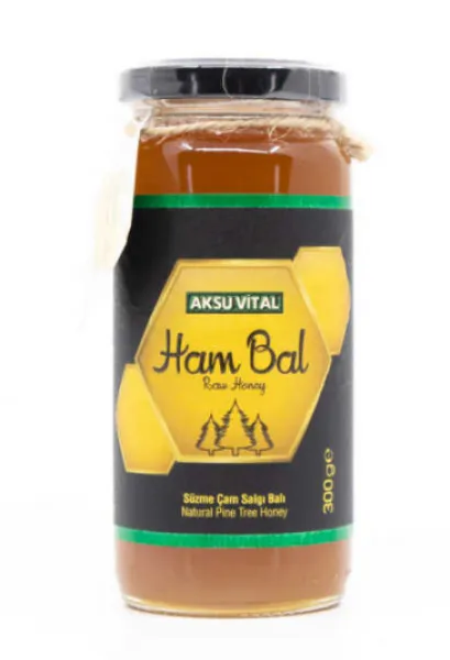 Aksu Vital Ham Süzme Çam Balı 300 gr (M02125) Bal