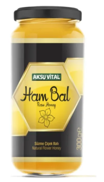 Aksu Vital Ham Süzme Çiçek Balı 300 gr Bal