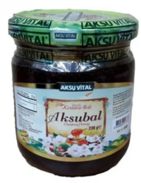 Aksu Vital Süzme Kestane Balı 230 gr Bal