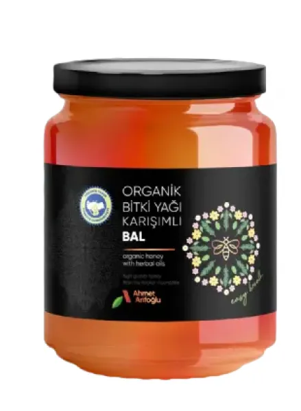 Arifoğlu Organik Bitki Yağı Karışımlı Organik Süzme Bal 250 gr Bal