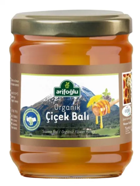 Arifoğlu Organik Süzme Çiçek Balı 230 gr Bal