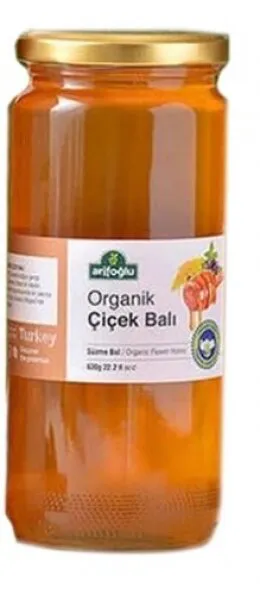 Arifoğlu Organik Süzme Çiçek Balı 630 gr Bal