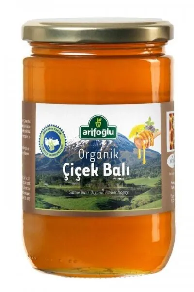 Arifoğlu Organik Süzme Çiçek Balı 850 gr Bal