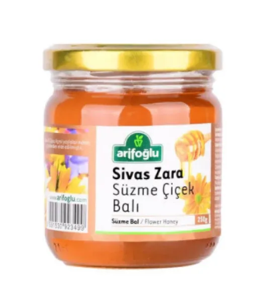 Arifoğlu Sivas Zara Süzme Çiçek Bal 250 gr Bal