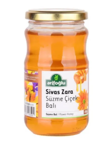 Arifoğlu Sivas Zara Süzme Çiçek Bal 450 gr Bal