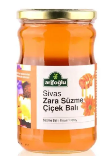 Arifoğlu Sivas Zara Süzme Çiçek Bal 900 gr Bal