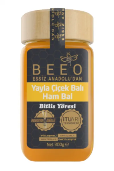 BEE'O Bitlis Yöresi Yayla Çiçek 300 gr Bal