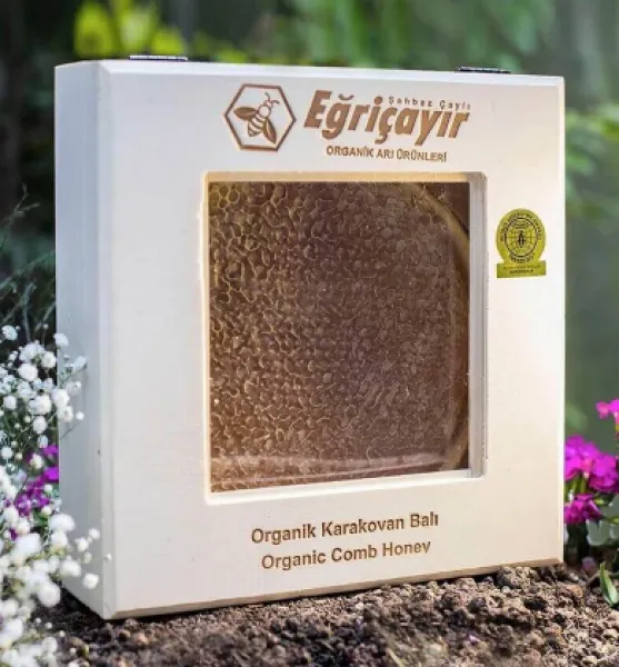 Eğriçayır Karakovan Petek Bal Organik Sertifikalı 1.4 kg Bal