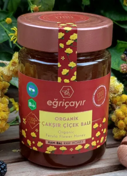 Eğriçayır Organik Çakşır Çiçek Balı 450 gr Bal