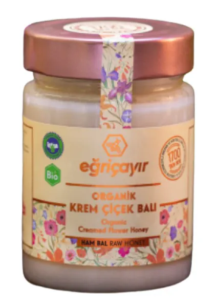 Eğriçayır Organik Krem Bal 450 gr Bal