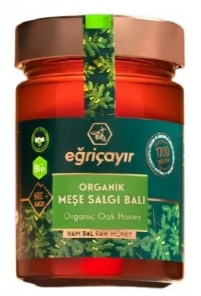 Eğriçayır Organik Meşe Balı 450 gr Bal