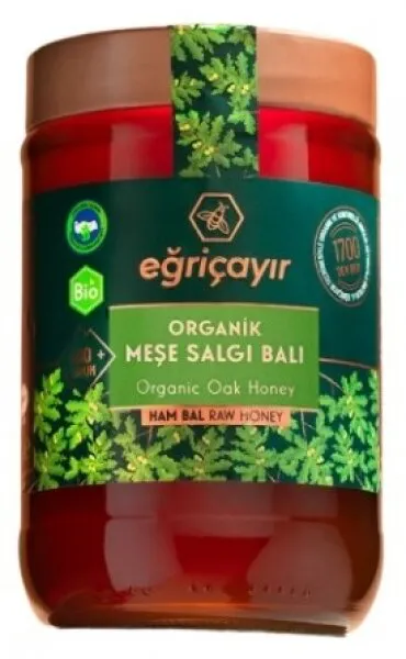 Eğriçayır Organik Meşe Balı 850 gr Bal