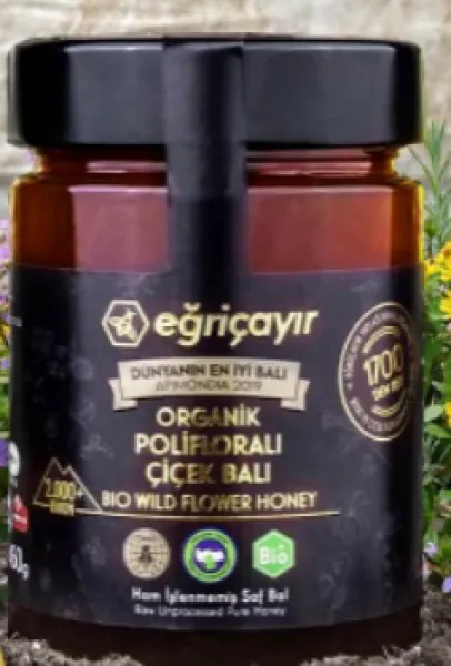 Eğriçayır Organik Polifloralı Bal 450 gr Bal