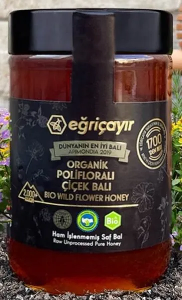 Eğriçayır Organik Polifloralı Bal 850 gr Bal