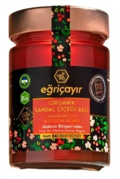 Eğriçayır Organik Sandal Çiçeği Balı 450 gr Bal