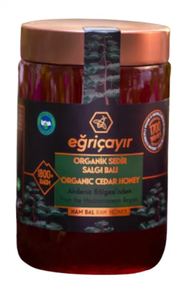 Eğriçayır Organik Sedir Balı 850 gr Bal