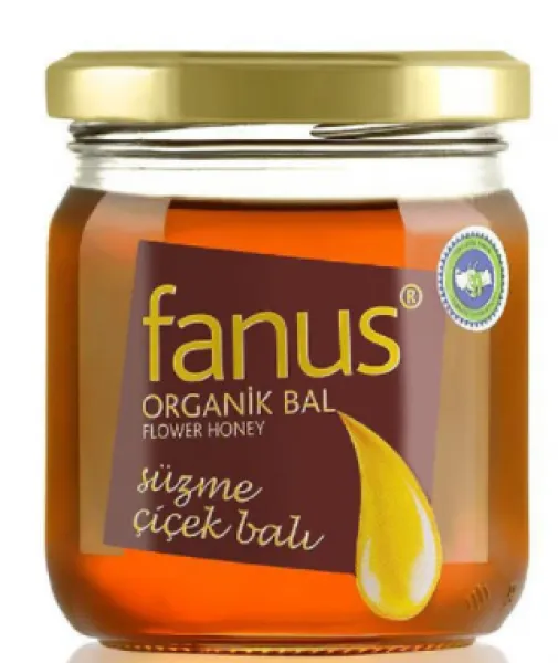 Fanus Organik Çiçek Balı 225 gr Bal