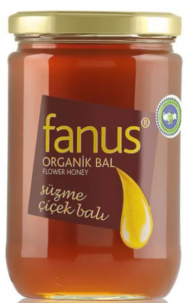 Fanus Organik Çiçek Balı 850 gr Bal