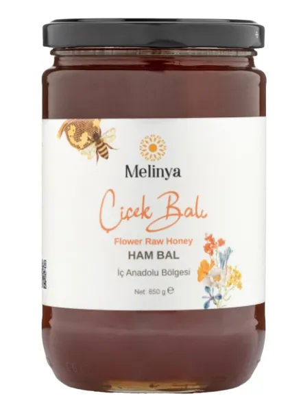 Melinya Ham Çiçek Balı 850 gr Bal