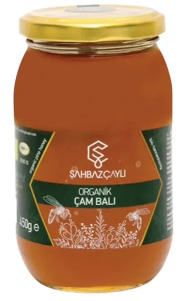 Şahbaz Çaylı Organik Çam Balı 450 gr Bal