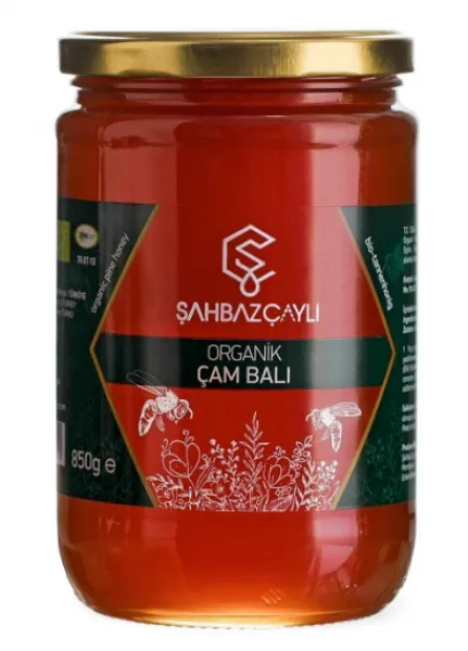 Şahbaz Çaylı Organik Çam Balı 850 gr Bal