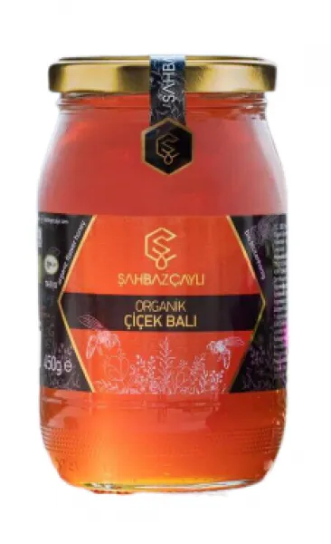 Şahbaz Çaylı Organik Çiçek Balı 450 gr Bal