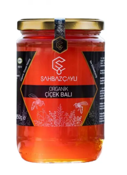 Şahbaz Çaylı Organik Çiçek Balı 850 gr Bal