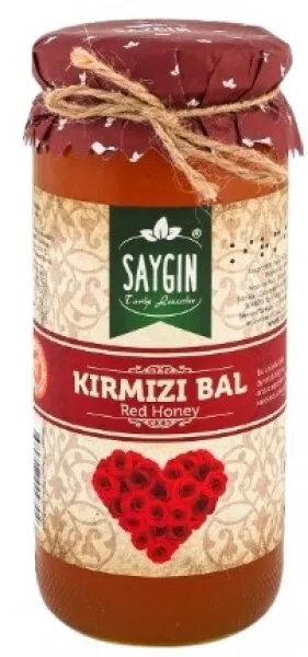 Saygın Saf Kırmızı Yüksek Yayla Balı 640 gr Bal