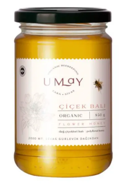 Umay Organik Çiçek Balı 850 gr Bal