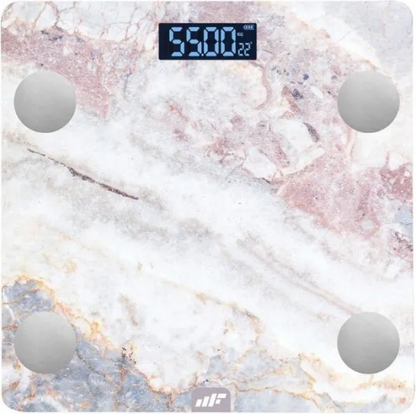 MF Product Allure 0532 Vücut Analizli - Marble Venüs Dijital Banyo Tartısı