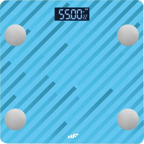 MF Product Allure 0532 Vücut Analizli Mavi Dijital Banyo Tartısı