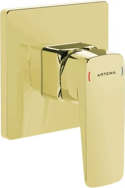 Artema Root Square Ankastre A4275123 Altın Duş Bataryası