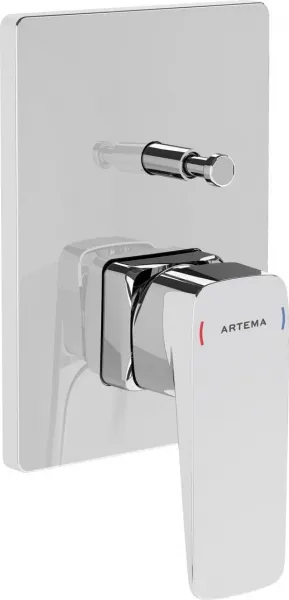 Artema Root Square Ankastre A42752 Krom Banyo Bataryası