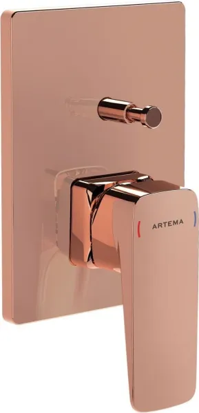 Artema Root Square Ankastre A4275226 Bakır Banyo Bataryası