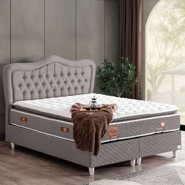 Cesur Calderon 140x190 Baza+Başlık+Yatak Seti
